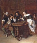 Jan Steen The Tric-trac players France oil painting artist
